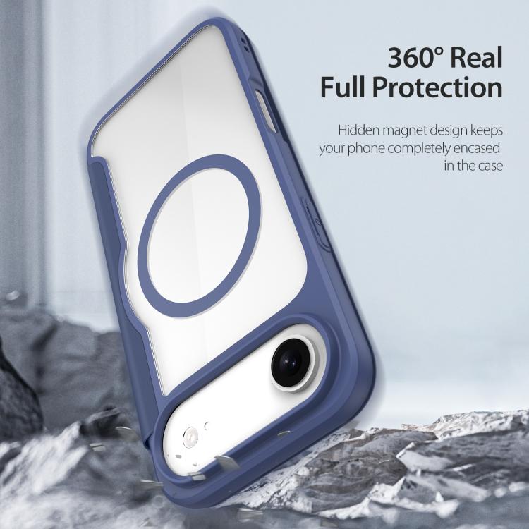 For iPhone 17 Air DUX DUCIS Skin X Pro Series Magsafe PC + TPU Phone Leather Case(Blue) - iPhone 17 Air Cases by DUX DUCIS | Online Shopping UK | buy2fix