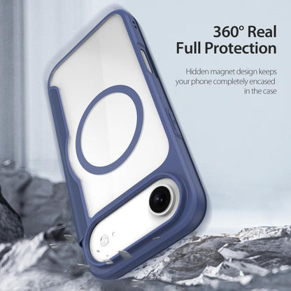 For iPhone 17 Air DUX DUCIS Skin X Pro Series Magsafe PC + TPU Phone Leather Case(Blue) - iPhone 17 Air Cases by DUX DUCIS | Online Shopping UK | buy2fix