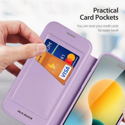 For iPhone Air DUX DUCIS Skin X Pro Series Magsafe PC + TPU Phone Leather Case(Purple) - iPhone Air Cases by DUX DUCIS | Online Shopping UK | buy2fix