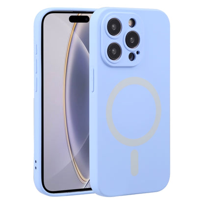 For iPhone 16 Pro Max Liquid Silicone Magsafe Phone Case(Light Purple) by buy2fix