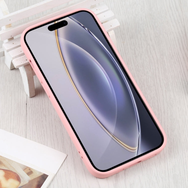 For iPhone 16 Pro Liquid Silicone Magsafe Phone Case(Pink) by buy2fix