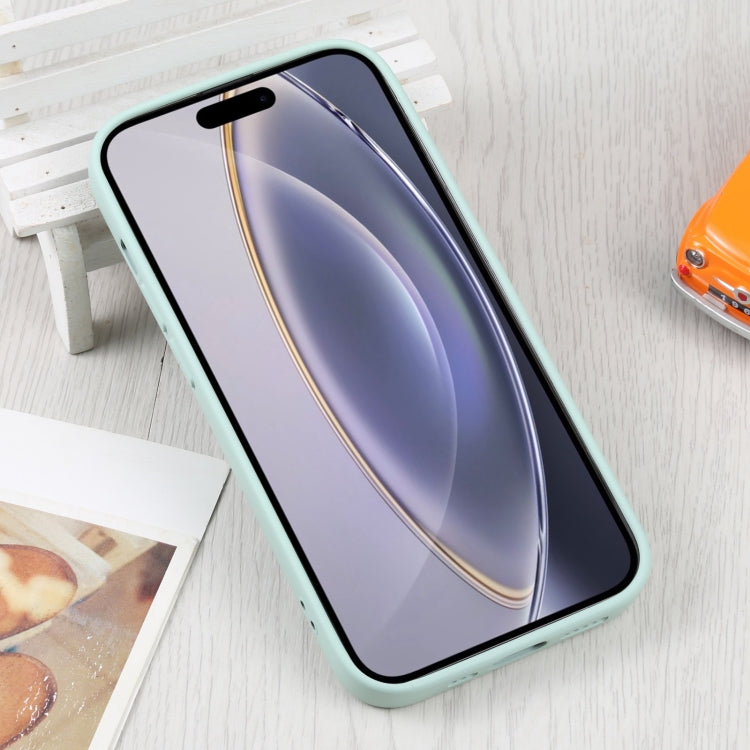 For iPhone 16 Pro Liquid Silicone Magsafe Phone Case(Light Cyan) by buy2fix