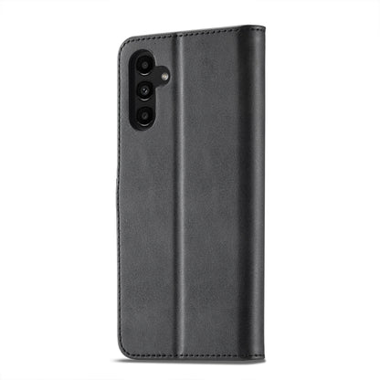 For Samsung Galaxy S23 FE 5G LC.IMEEKE Calf Texture Leather Phone Case(Black) - Galaxy S23 FE 5G Cases by LC.IMEEKE | Online Shopping UK | buy2fix