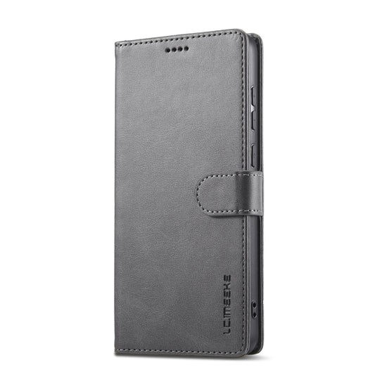 For Samsung Galaxy A05 LC.IMEEKE Calf Texture Leather Phone Case(Grey) - Galaxy S23 FE 5G Cases by LC.IMEEKE | Online Shopping UK | buy2fix