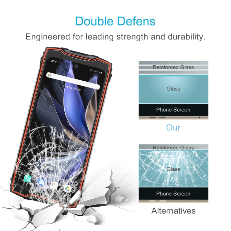 For Blackview BV9300 Pro 50pcs 0.26mm 9H 2.5D Tempered Glass Film - For Blackview by buy2fix | Online Shopping UK | buy2fix