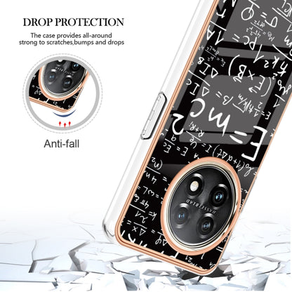 For OnePlus 11 Electroplating Marble Dual-side IMD Phone Case(Equation) - OnePlus Cases by buy2fix | Online Shopping UK | buy2fix