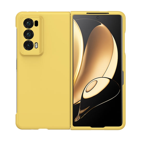 For Honor Magic V2 Ultra-thin Skin Feel PC Phone Case(Yellow)