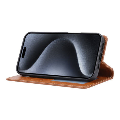 For iPhone 16 Pro Knead Skin Texture Flip Leather Phone Case(Black) by buy2fix