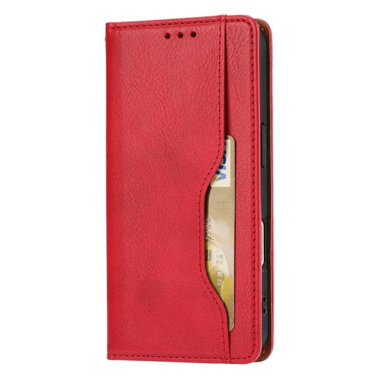 For iPhone Air Knead Skin Texture Flip Leather Phone Case(Red) - iPhone Air Cases by buy2fix | Online Shopping UK | buy2fix