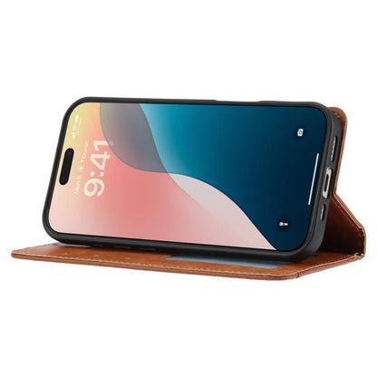 For iPhone Air Knead Skin Texture Flip Leather Phone Case(Red) - iPhone Air Cases by buy2fix | Online Shopping UK | buy2fix