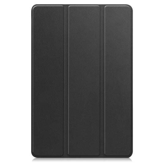 For Huawei MatePad 11.5 2023 Custer Texture 3-Fold Holder Leather Tablet Case(Black) - Huawei by buy2fix | Online Shopping UK | buy2fix