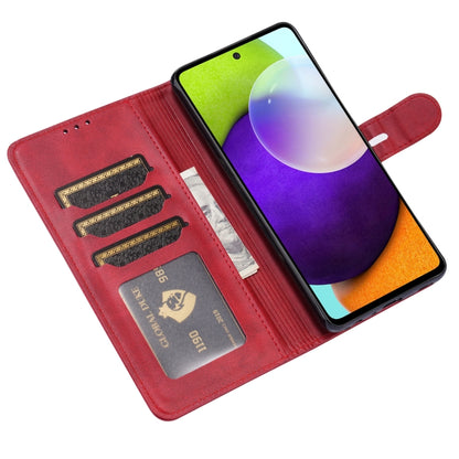 For iPhone 16 Pro Max Embossed Happy Cat Pattern Flip Leather Phone Case(Red) by buy2fix