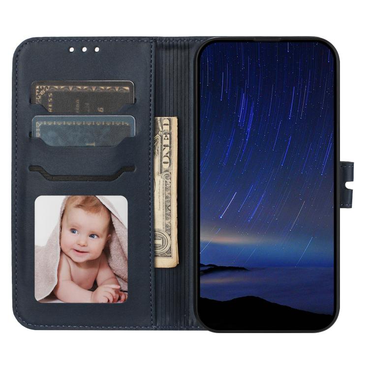 For iPhone Air Embossed Happy Cat Pattern Flip Leather Phone Case(Blue) - iPhone Air Cases by buy2fix | Online Shopping UK | buy2fix