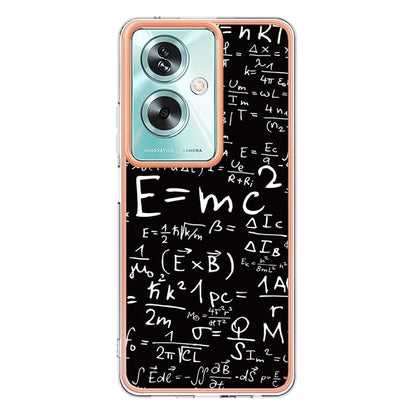 For OPPO A79 5G Global Electroplating Marble Dual-side IMD Phone Case(Equation) by buy2fix