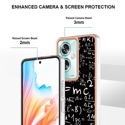 For OPPO A79 5G Global Electroplating Marble Dual-side IMD Phone Case(Equation) by buy2fix