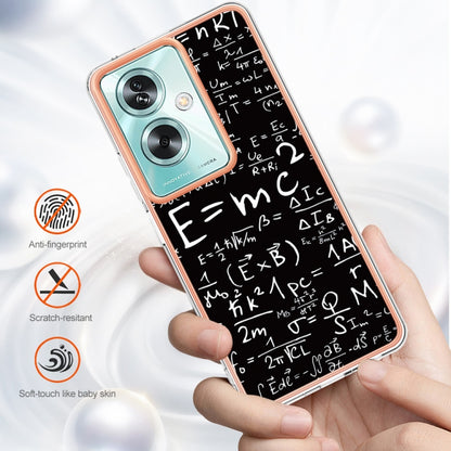 For OPPO A79 5G Global Electroplating Marble Dual-side IMD Phone Case(Equation) by buy2fix