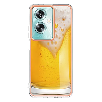 For OPPO A79 5G Global Electroplating Marble Dual-side IMD Phone Case(Draft Beer) by buy2fix