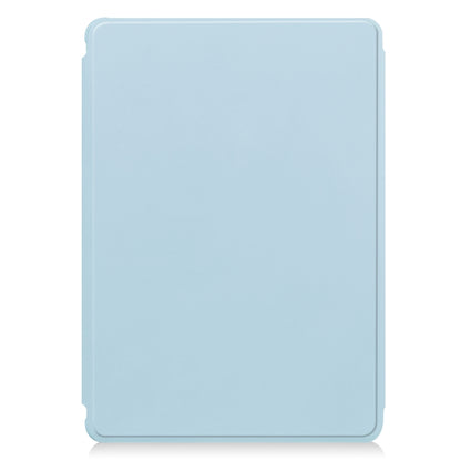 For Samsung Galaxy Tab S9+ 360 Rotation Transparent Smart Leather Case with Keyboard(Sky Blue) - Galaxy Tab S9+ Cases by buy2fix | Online Shopping UK | buy2fix