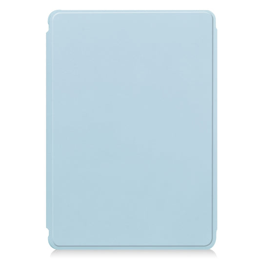 For Samsung Galaxy Tab S9 FE+ / S10+ 360 Rotation Transparent Smart Leather Case with Keyboard(Sky Blue) - Galaxy Tab S9 FE+ by buy2fix | Online Shopping UK | buy2fix