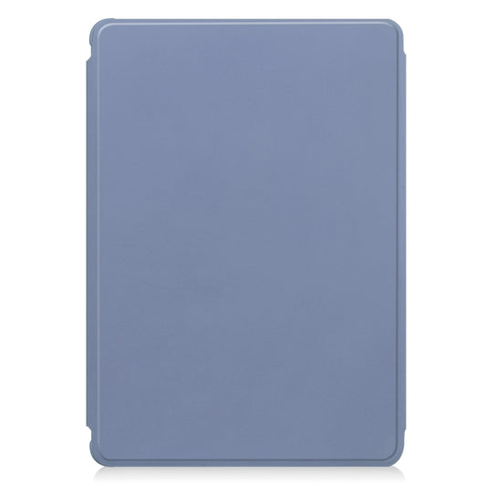 For Samsung Galaxy Tab S9 FE+ / S10+ 360 Rotation Transparent Smart Leather Case with Keyboard(Lavender) - Galaxy Tab S9 FE+ by buy2fix | Online Shopping UK | buy2fix