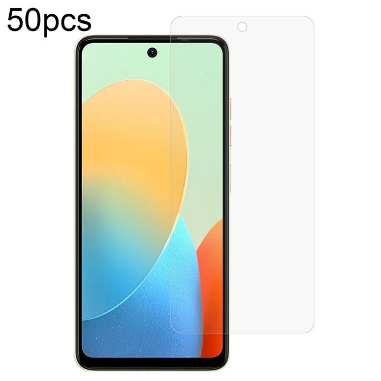 For Tecno Spark Go 2024 50pcs 0.26mm 9H 2.5D Tempered Glass Film by buy2fix