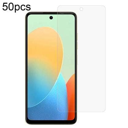 For Tecno Spark Go 2024 50pcs 0.26mm 9H 2.5D Tempered Glass Film by buy2fix