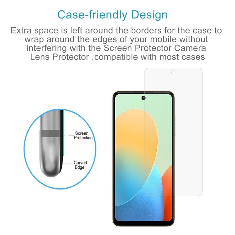 For Tecno Spark Go 2024 50pcs 0.26mm 9H 2.5D Tempered Glass Film by buy2fix