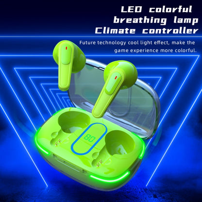 Pro 70 Intelligent Digital Display V5.3 Bluetooth Earphones (Green) by buy2fix