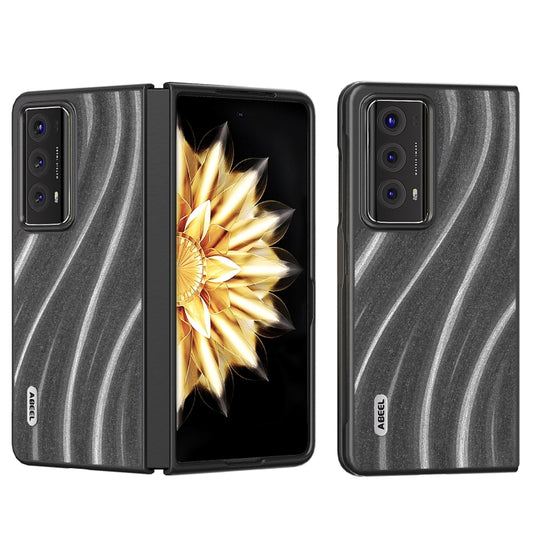 For Honor Magic V2 ABEEL Galactic Pattern Protective Phone Case(Grey)