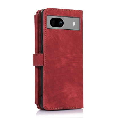 For Google Pixel 7a Dream 9-Card Wallet Zipper Bag Leather Phone Case(Red) by buy2fix