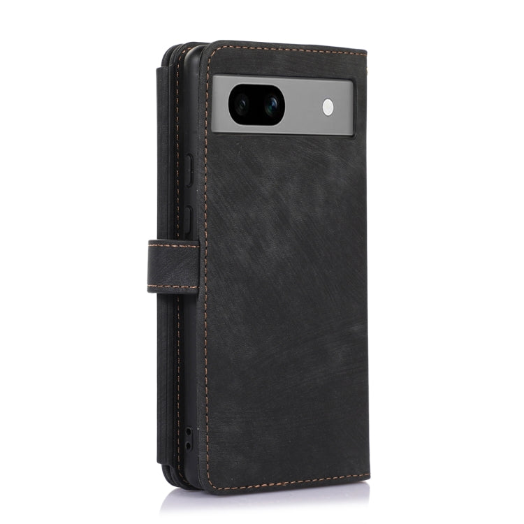 For Google Pixel 7a Dream 9-Card Wallet Zipper Bag Leather Phone Case(Black) by buy2fix
