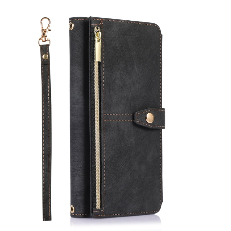 For Google Pixel 7 Pro Dream 9-Card Wallet Zipper Bag Leather Phone Case(Black) by buy2fix