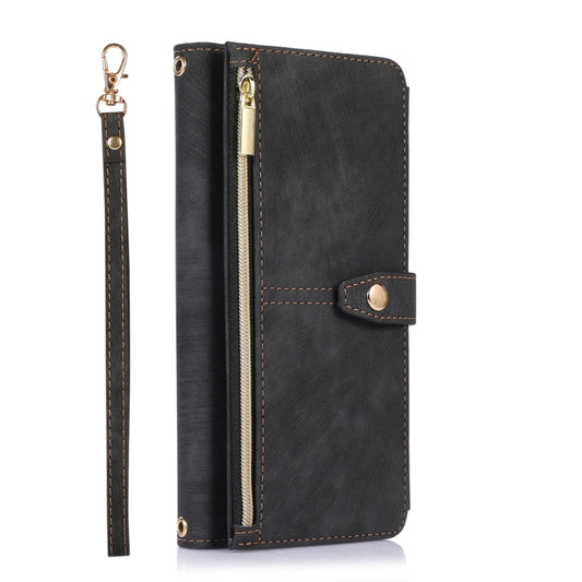 For Google Pixel 7 Pro Dream 9-Card Wallet Zipper Bag Leather Phone Case(Black) by buy2fix