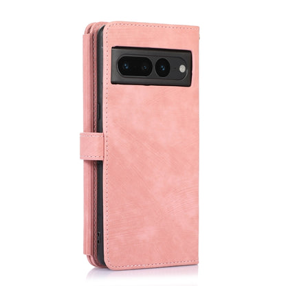 For Google Pixel 7 Pro Dream 9-Card Wallet Zipper Bag Leather Phone Case(Pink) by buy2fix