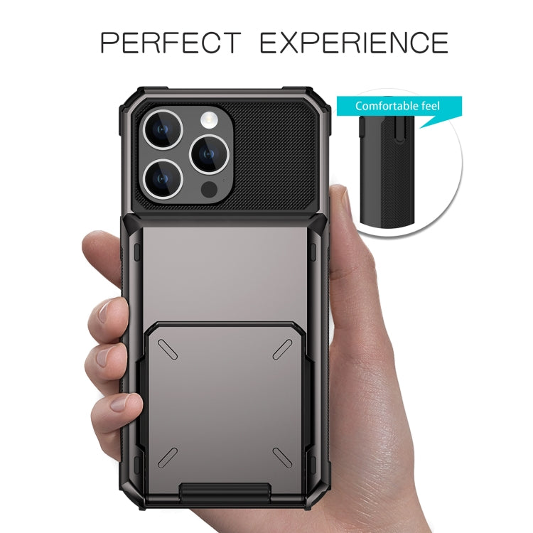 For iPhone 15 Pro Scratch-Resistant Shockproof Heavy Duty Rugged Armor Phone Case(White) - iPhone 15 Pro Cases by buy2fix | Online Shopping UK | buy2fix