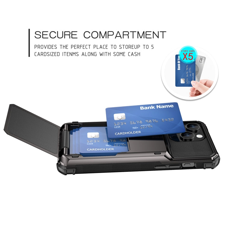 For iPhone 15 Pro Max Scratch-Resistant Shockproof Heavy Duty Rugged Armor Phone Case(White) by buy2fix