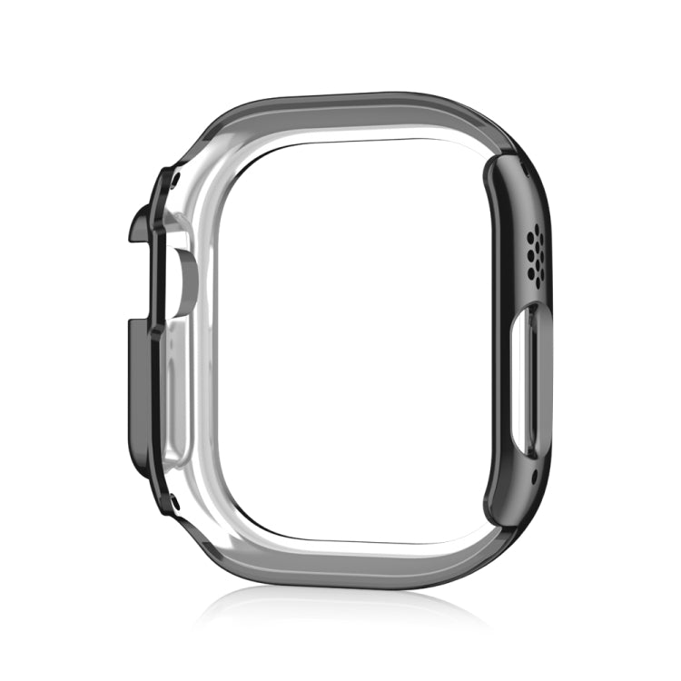 For Apple Watch Ultra 2 / Ultra 49mm Double Row Diamond Hollow PC Watch Case(Black) by buy2fix