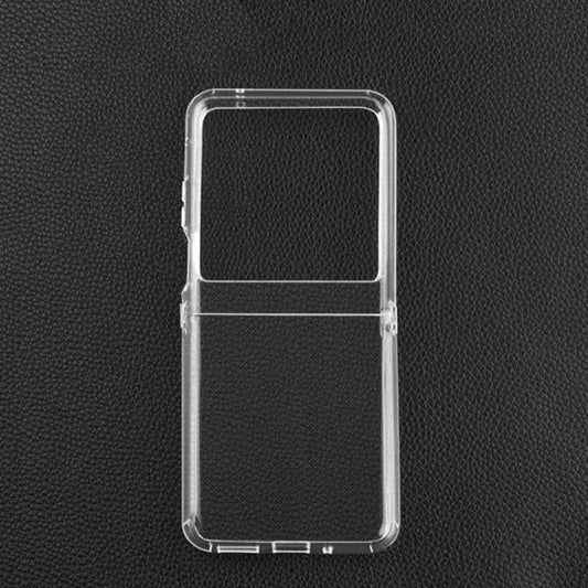 For Motorola Razr 40 Ultra Transparent TPU Hinge Shockproof Protective Phone Case by buy2fix