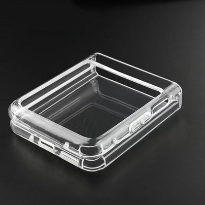 For Motorola Razr 40 Ultra Transparent TPU Hinge Shockproof Protective Phone Case by buy2fix
