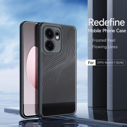 For OPPO Reno13 F 4G / 5G DUX DUCIS Aimo Series Frosted Feel Phone Case(Black) - OPPO Cases by DUX DUCIS | Online Shopping UK | buy2fix