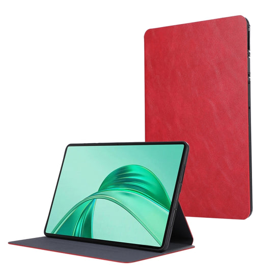 For Honor Pad X8a / X9 Simple Crazy Horse Leather Tablet Case(Red)