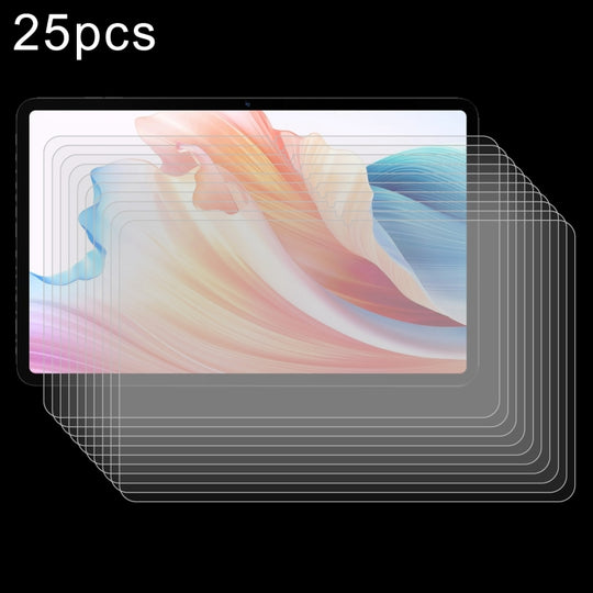 For Blackview Tab 18 25pcs 9H 0.3mm Explosion-proof Tempered Glass Film