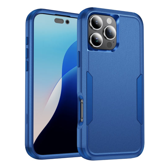 For iPhone 16 Pro Max Commuter Shockproof TPU + PC Phone Case(Royal Blue) by buy2fix