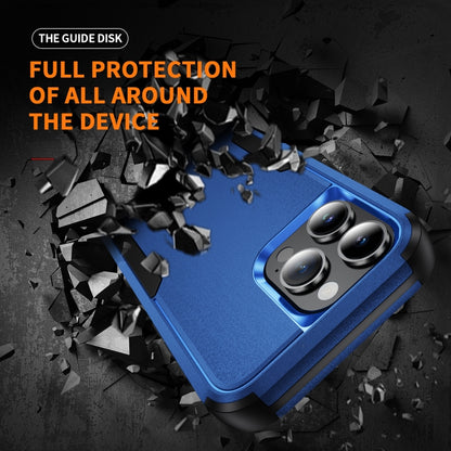 For iPhone 16 Pro Max Commuter Shockproof TPU + PC Phone Case(Royal Blue+Black) by buy2fix