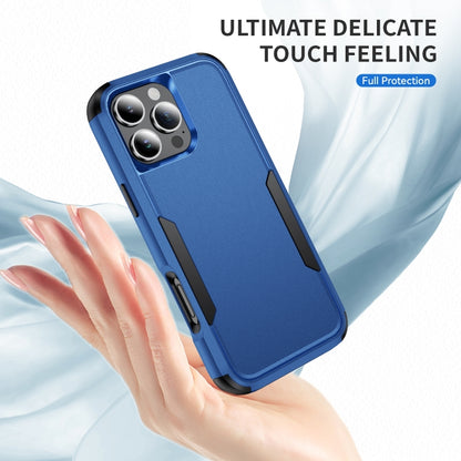 For iPhone 16 Pro Max Commuter Shockproof TPU + PC Phone Case(Royal Blue+Black) by buy2fix