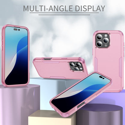 For iPhone 16 Pro Max Commuter Shockproof TPU + PC Phone Case(Pink) by buy2fix