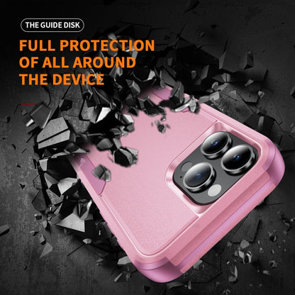 For iPhone 16 Pro Max Commuter Shockproof TPU + PC Phone Case(Pink) by buy2fix