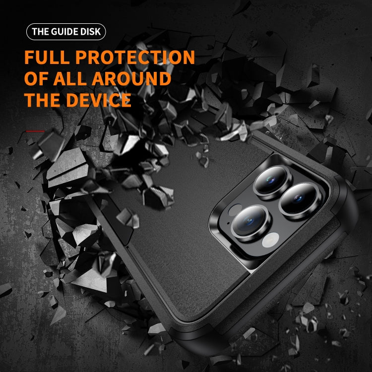 For iPhone 16 Pro Max Commuter Shockproof TPU + PC Phone Case(Black) by buy2fix