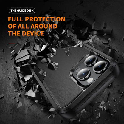 For iPhone 16 Pro Max Commuter Shockproof TPU + PC Phone Case(Black) by buy2fix