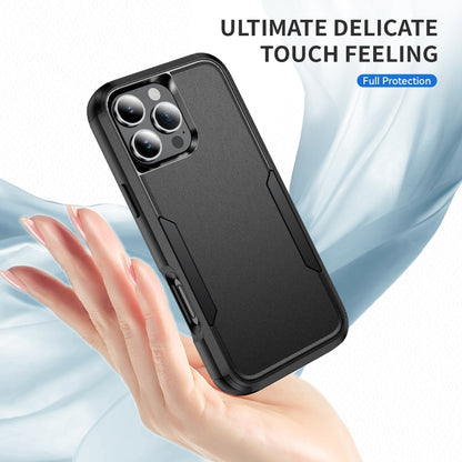 For iPhone 16 Pro Max Commuter Shockproof TPU + PC Phone Case(Black) by buy2fix